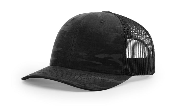 Custom Leather Patch Richardson 862 MULTICAM