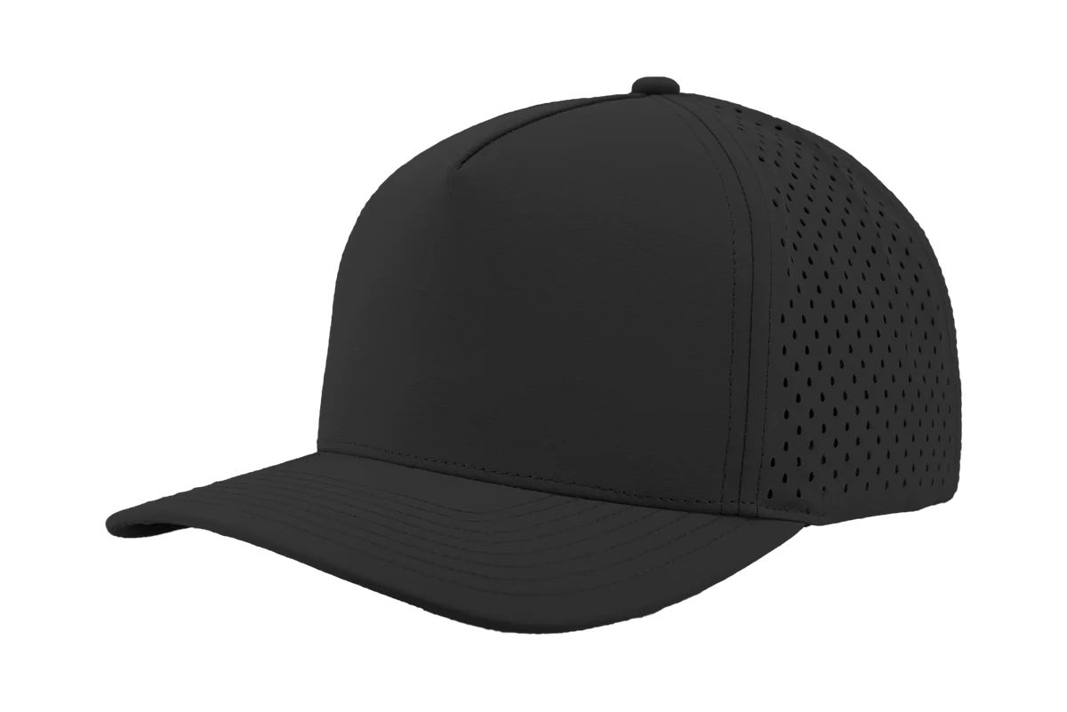 Custom Leather Patch Zapped Blackhawk Headwear