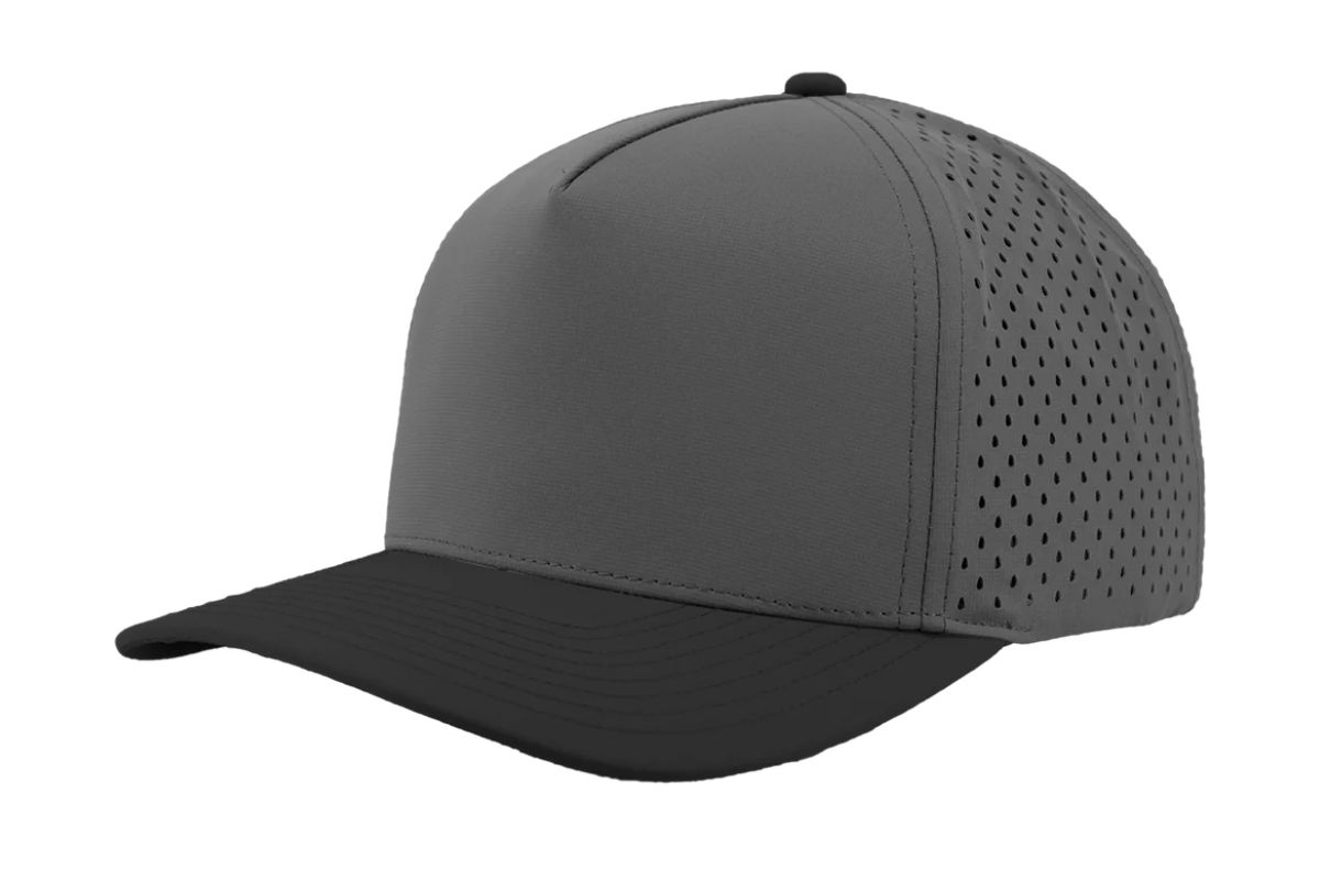 Custom Leather Patch Zapped Blackhawk Headwear