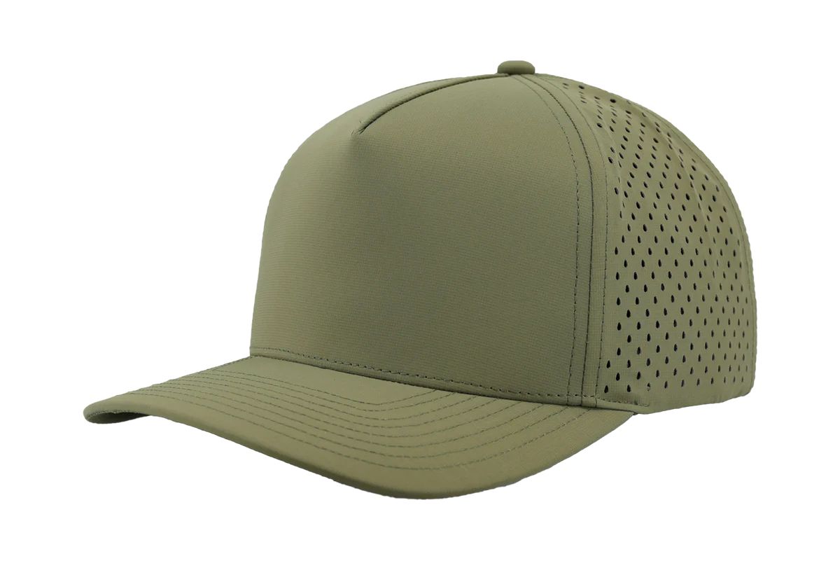 Custom Leather Patch Zapped Blackhawk Headwear