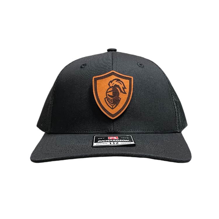 Camelot School Leather Patch Hat