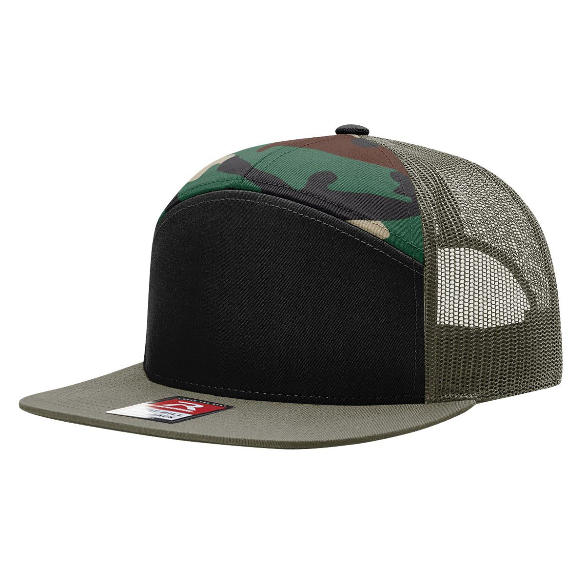 Custom Leather Patch Richardson 168 7-Panel