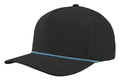 Custom Leather Patch Zapped Blackhawk R+ Headwear