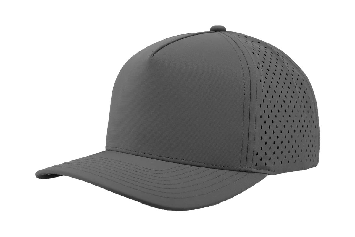 Custom Leather Patch Zapped Blackhawk Headwear