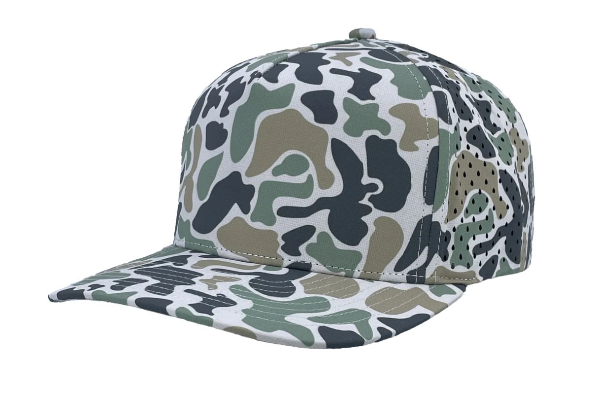 Custom Leather Patch Zapped Blackhawk Headwear