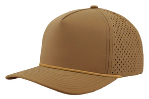 Custom Leather Patch Zapped Blackhawk R+ Headwear