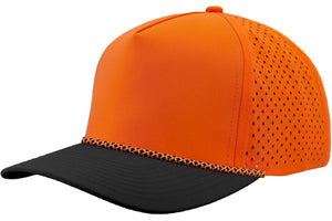 Custom Leather Patch Zapped Blackhawk R+ Headwear