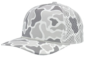 Custom Leather Patch Zapped Blackhawk R+ Headwear