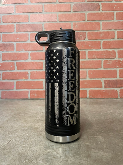 Freedom We The People Full Wrap Polar Camel Water Bottle