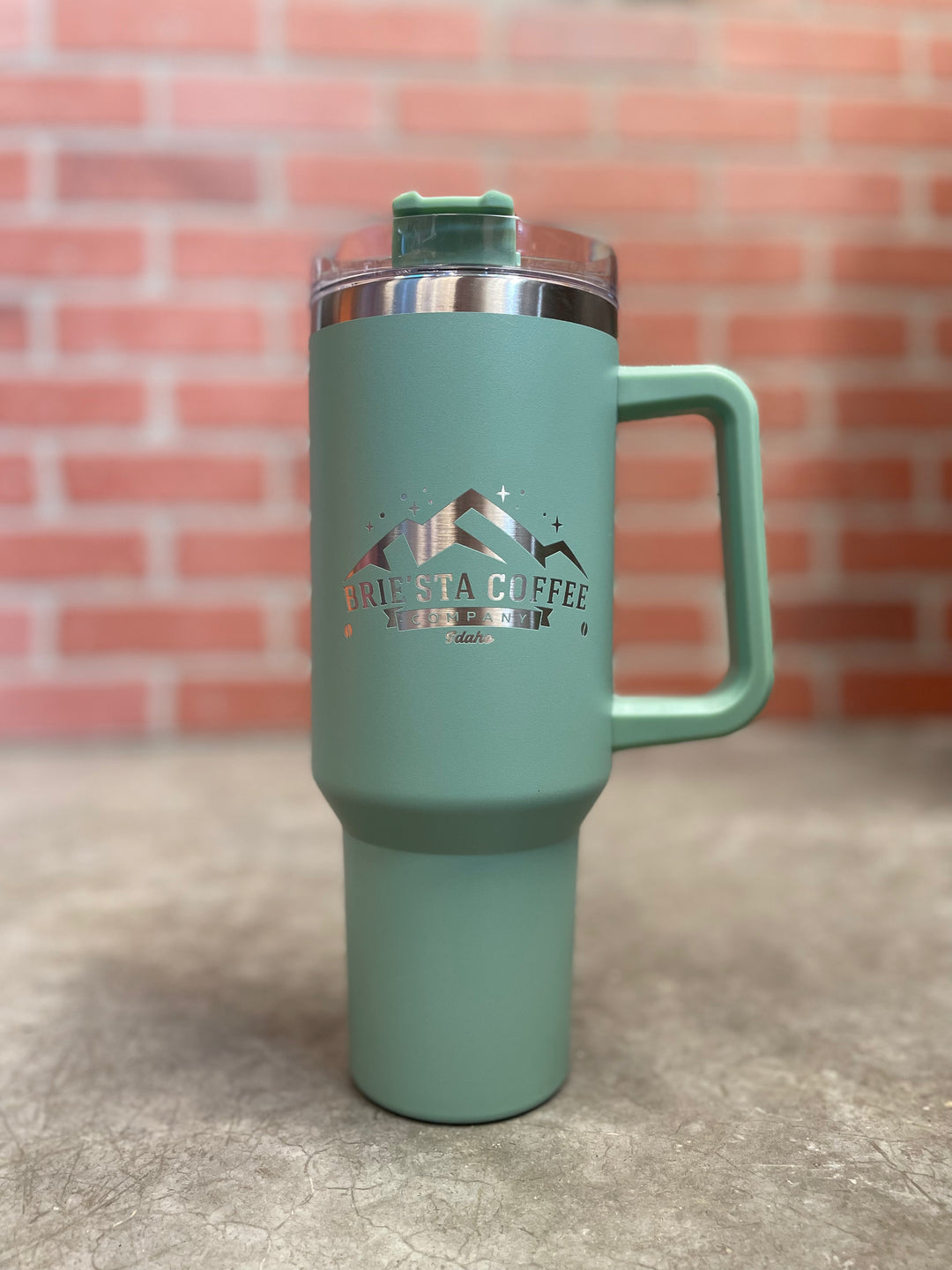 40 oz. 1.0 Custom Tumbler With Handle