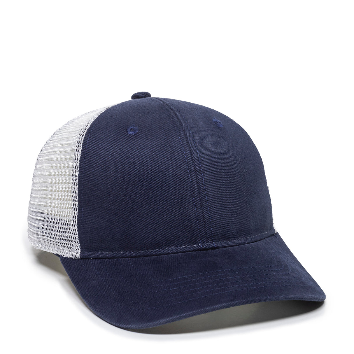 Custom Leather Patch Ponytail Hat