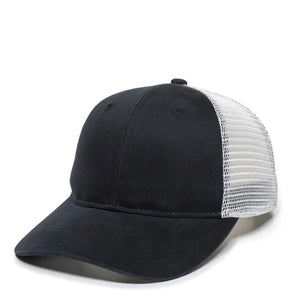 Custom Leather Patch Ponytail Hat