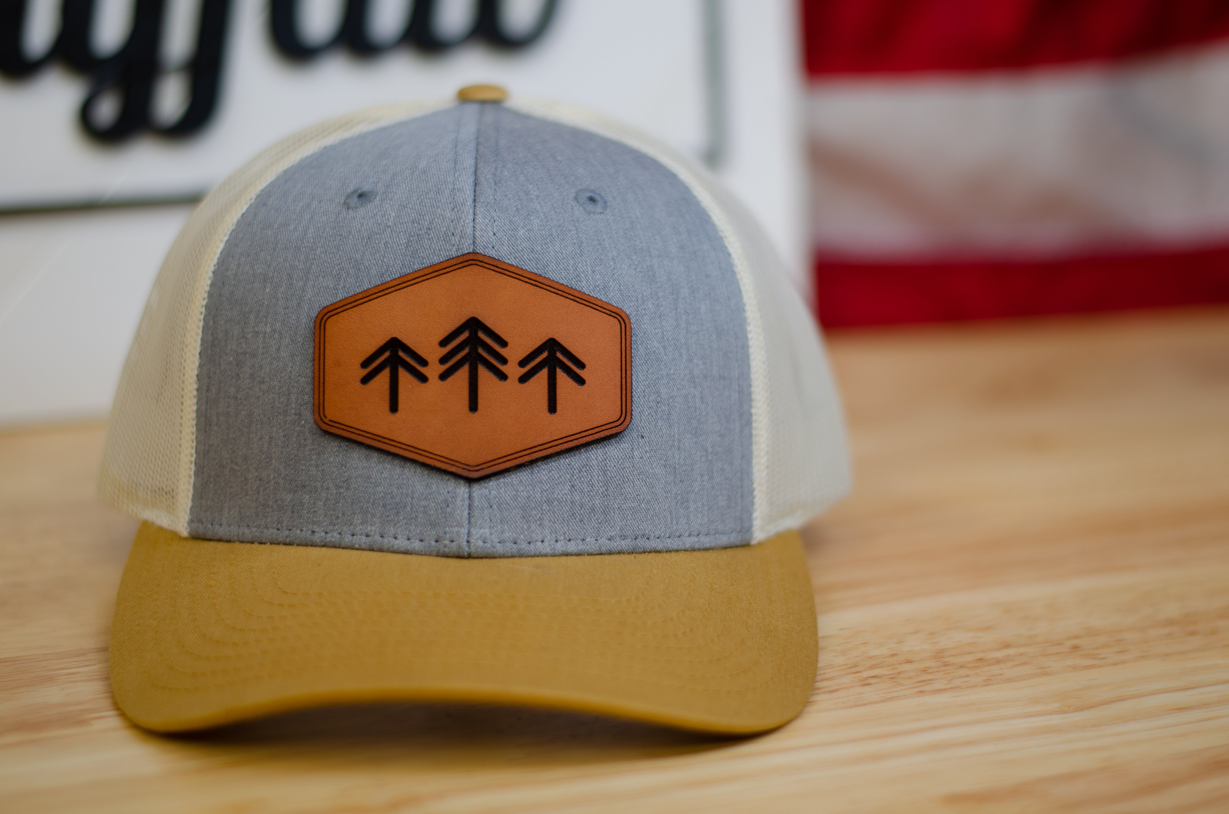 Custom Leather Patch-Richardson 115 Low Profile – War