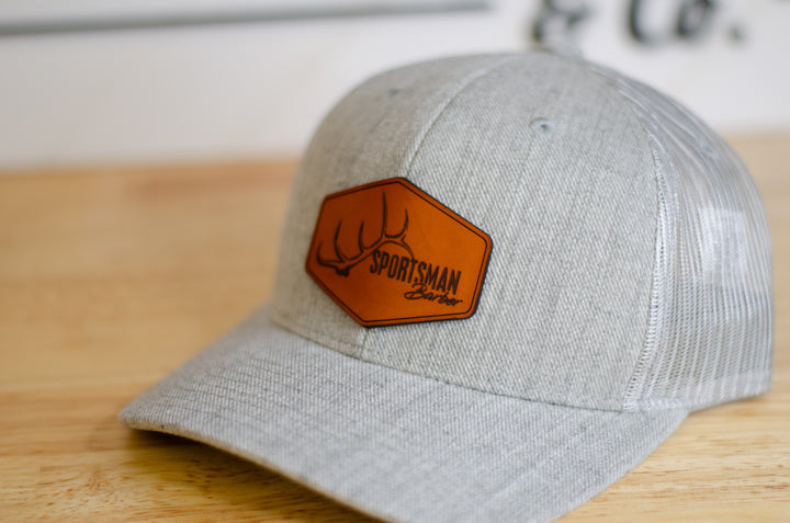 Custom Leather Patch Decky Trucker Hat