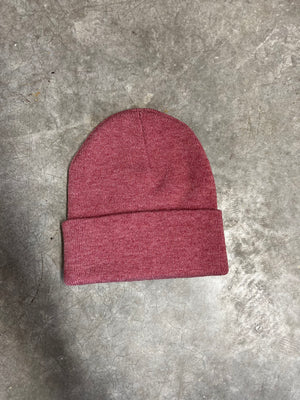 Custom Leather Patch Beanie